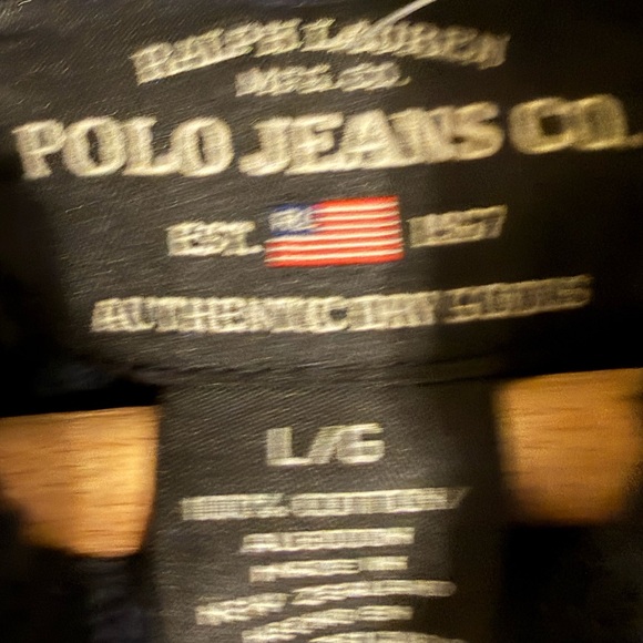 Vintage Polo Jeans Co. Ralph Lauren American Flag Ribbed Turtleneck Sweater - Picture 8 of 8